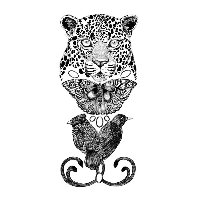 ​'The Tropical Leopard' - Fine Art Print A4 image
