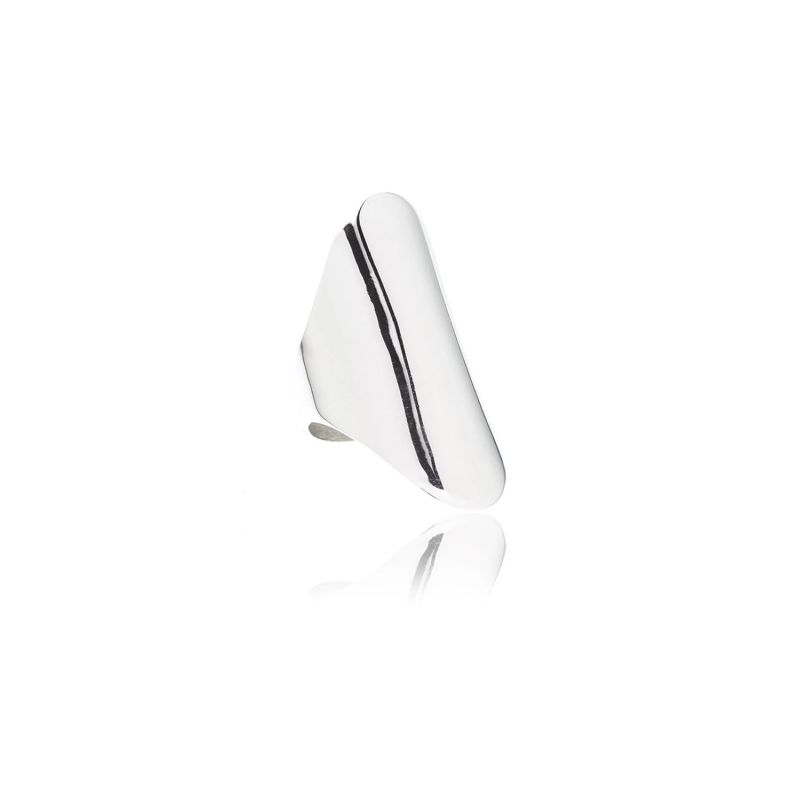 Silver Sidereal Polished Ring image