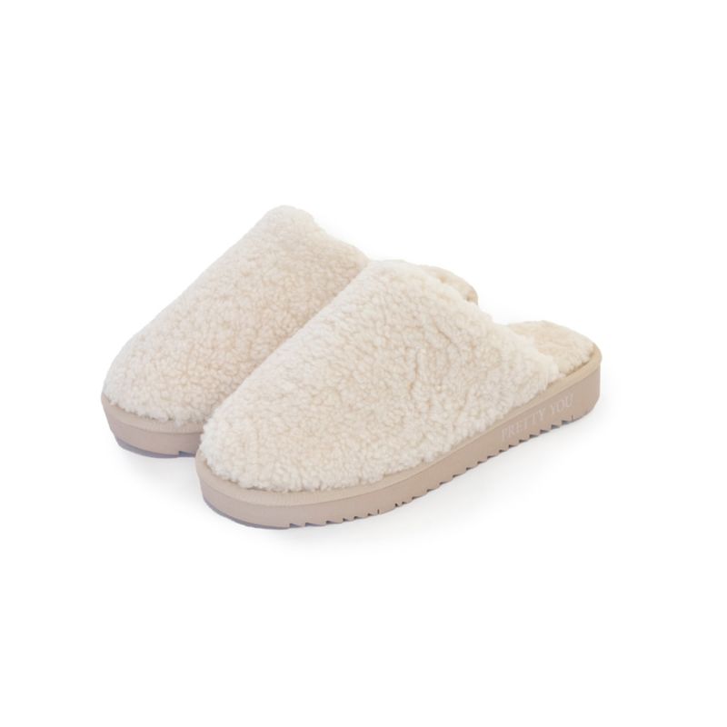 Sheepskin Mule Slipper Jude In Natural image