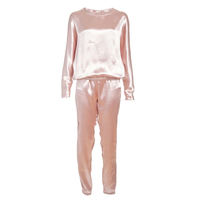 Blush Textured Satin Set image