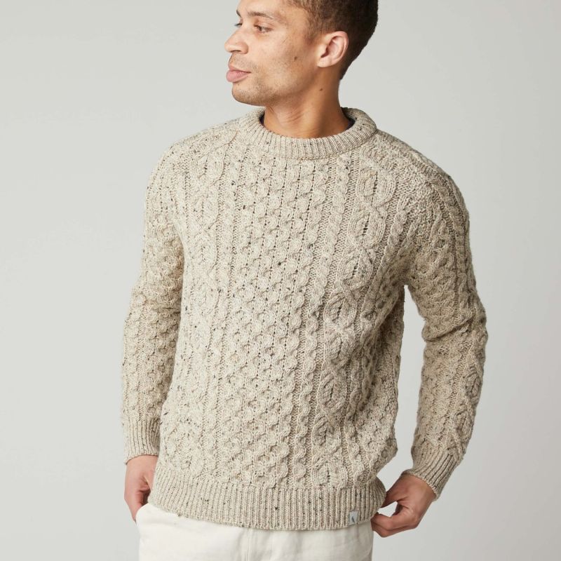 Hudson Aran Jumper Skiddaw | Peregrine | Wolf & Badger