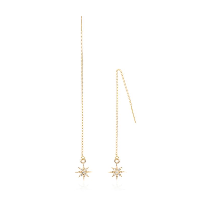Star Chain Earrings image