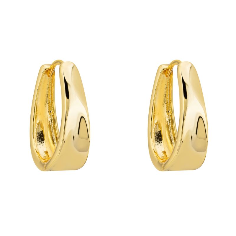 Vogue Hoop Earrings Gold image