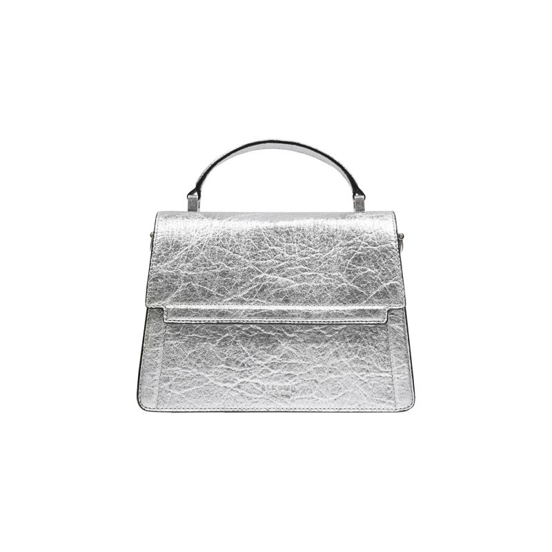 Fire Flap Cross Body - Silver Pineapple Leather image