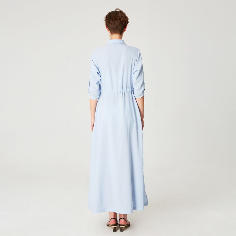 Long Minimalist Shirt Dress image