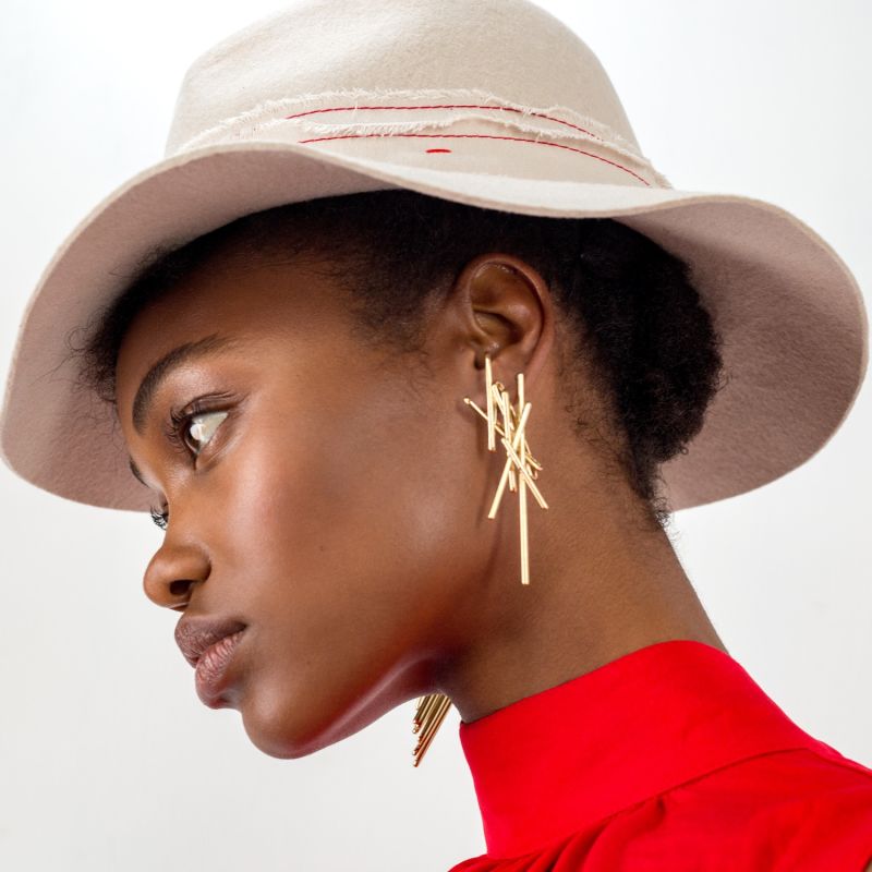 Ivory Felt Fedora Hat image