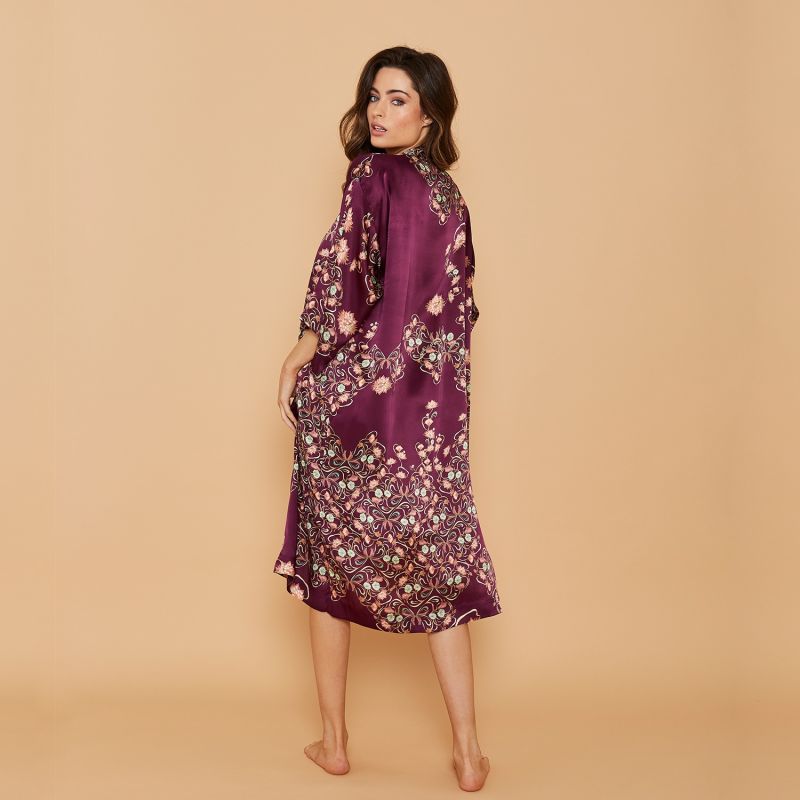 Reina Silk Kimono Robe image