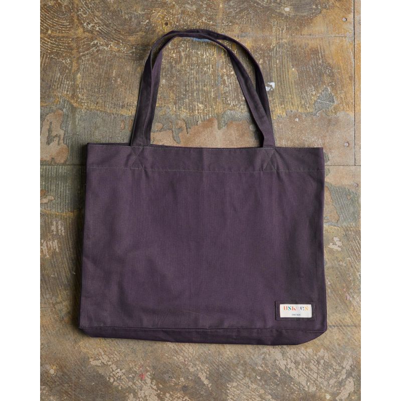 The 4001 Large Organic Tote Bag - Purple image