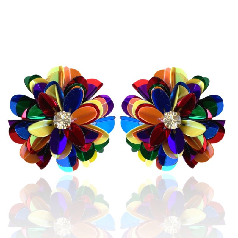 Rainbow Blossom Studs image