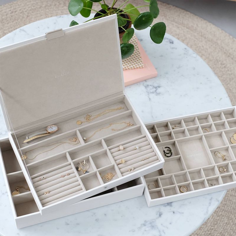 White Supersize Jewelry Box image