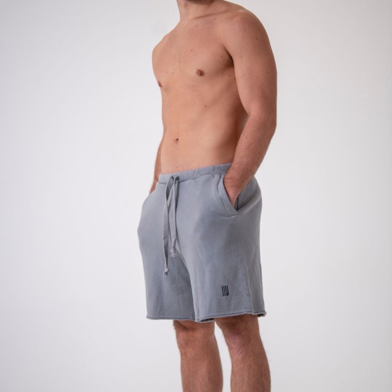 Organic Cotton Sweat Shorts (Grey) Unisex image