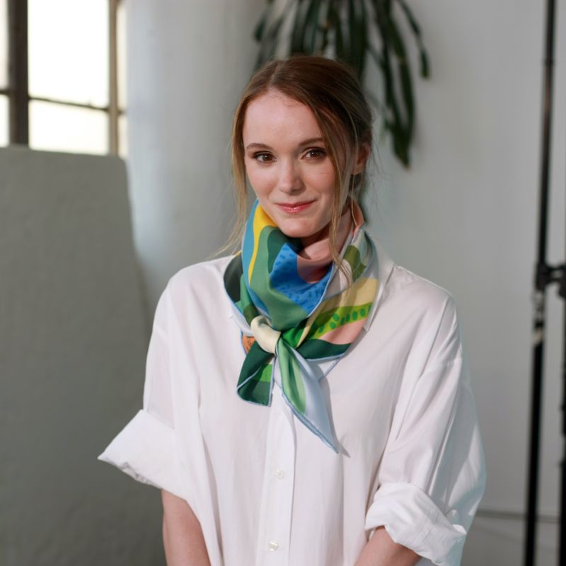 Silk Scarf Of Spring image