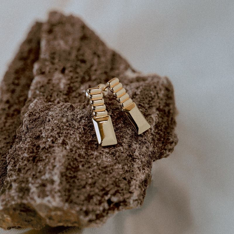 Tuscan Earrings - 18K Gold Vermeil image