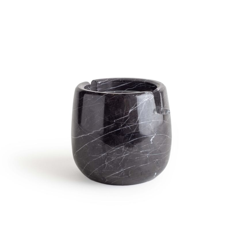 Vaina Ashtray - Black Marble image