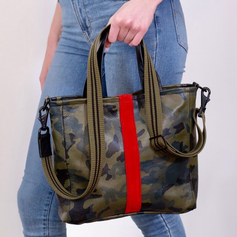 Joanie Crossbody Bag In Green Camo image