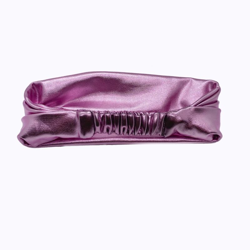 Metallic Pink Vegan Leather Headband image