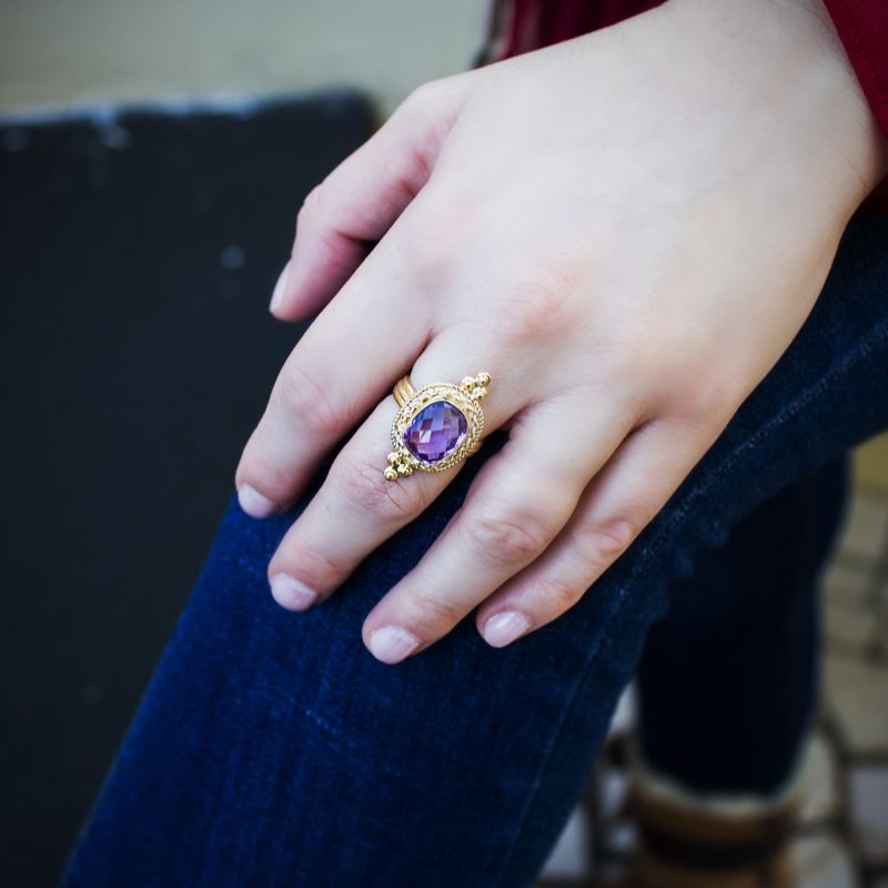 Juno Amethyst Ring image