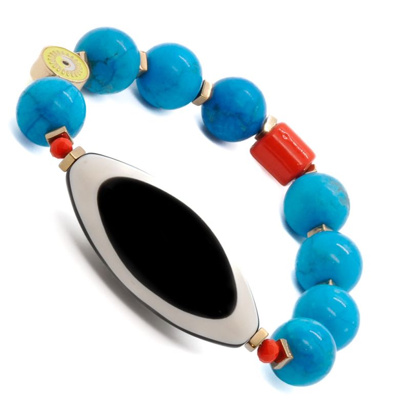 Happiness Turquoise Eye Bracelet image