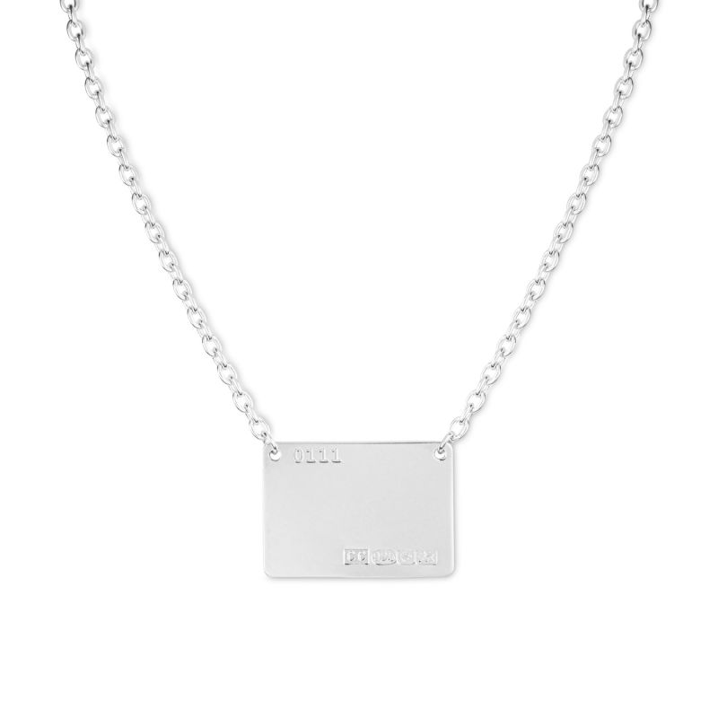 Ware Sterling Silver Tag Necklace image