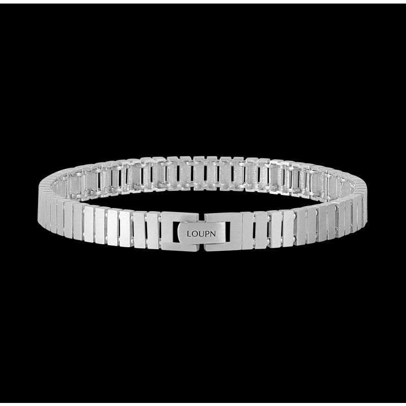 Watch Chain Bracelet - Sterling Silver - Matte image