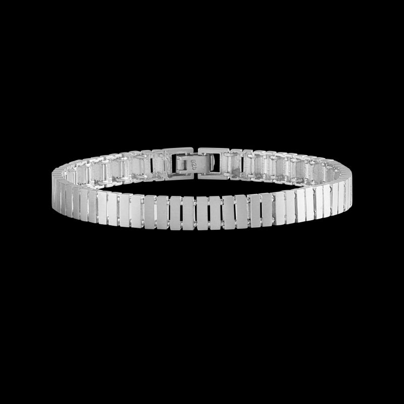 Watch Chain Bracelet - Sterling Silver - Matte image