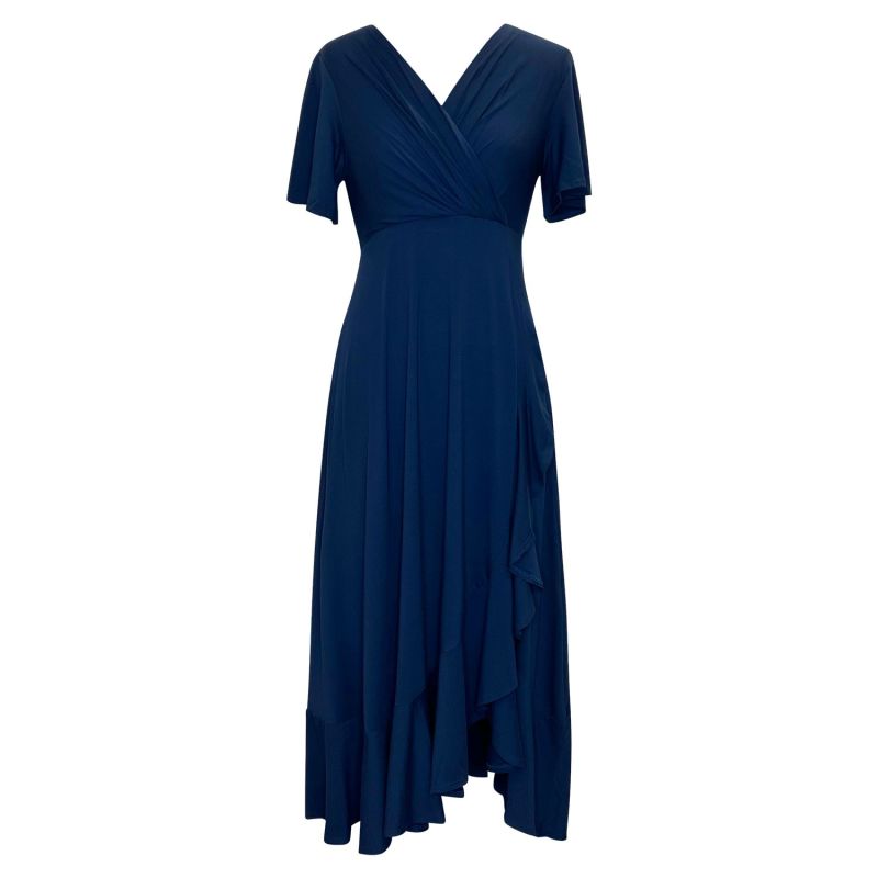 Waterfall Midi Dress - Blue image