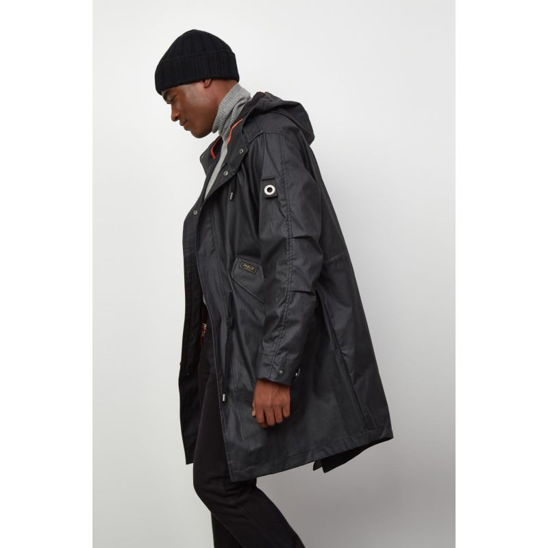 Waxed clearance cotton parka