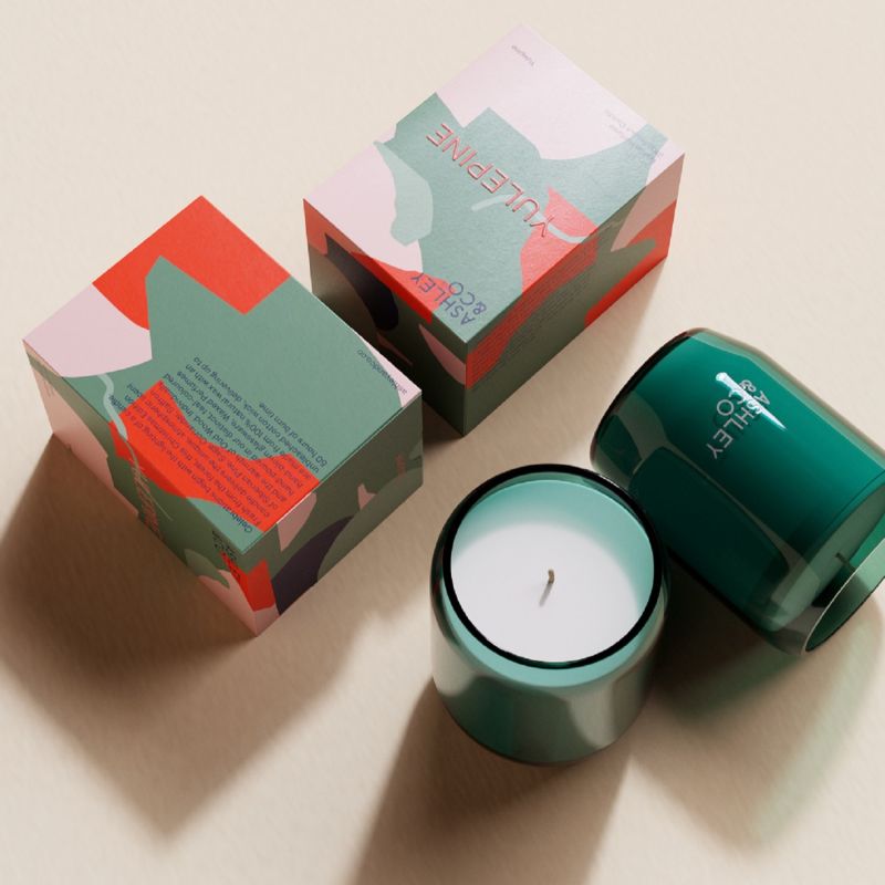 Waxed Perfume Festive Candle | Yulepine image