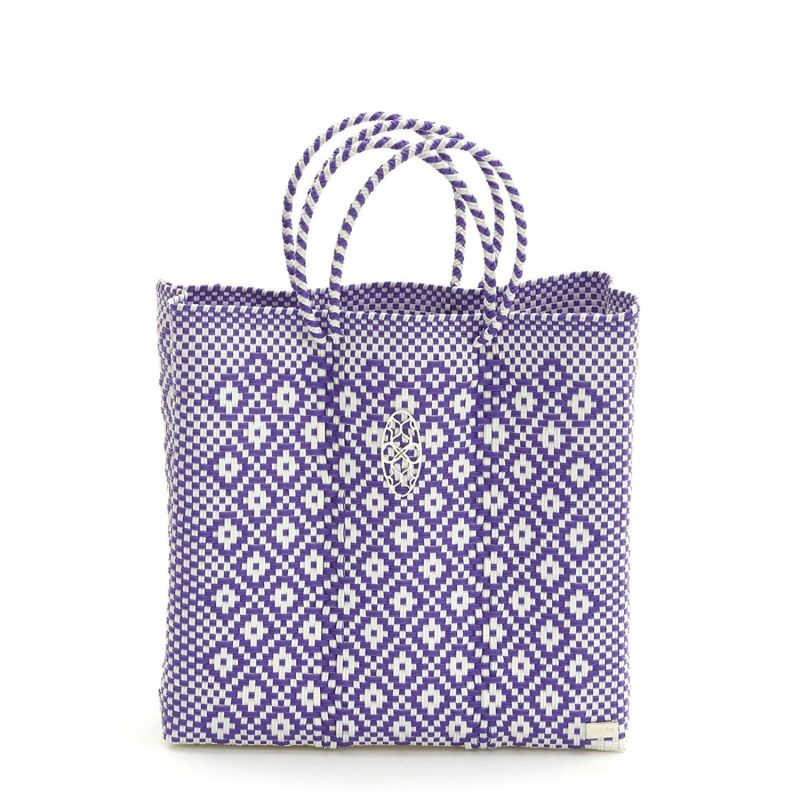 Medium Purple Aztec Tote Bag image