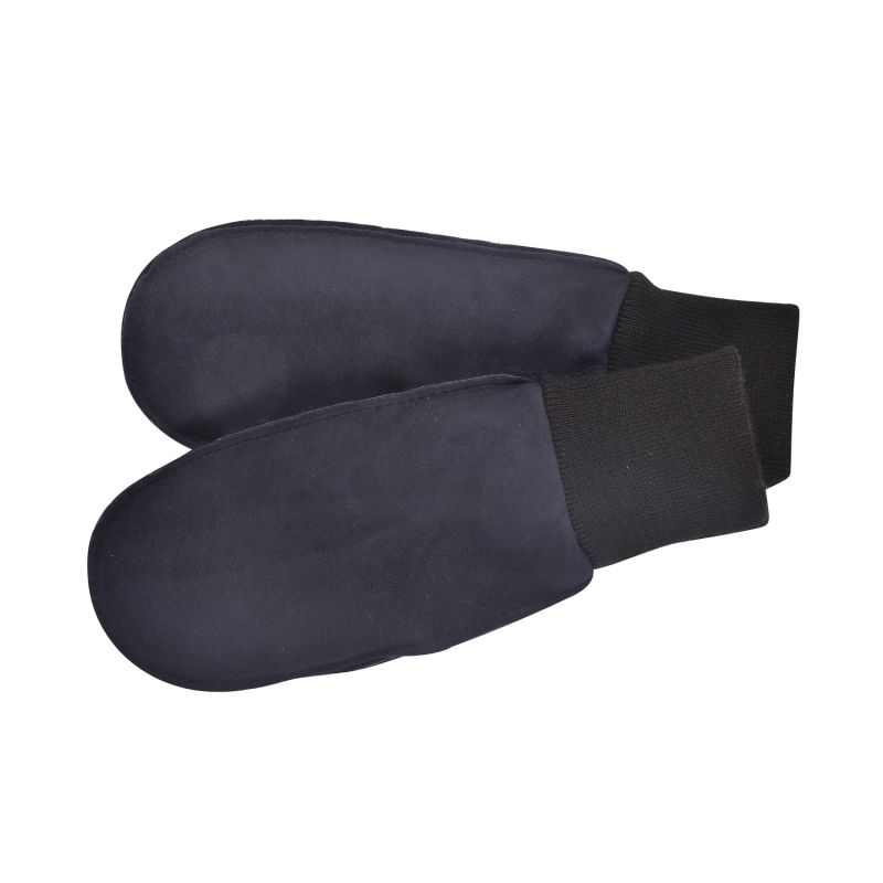 Sheepskin Mittens Navy - Broom image