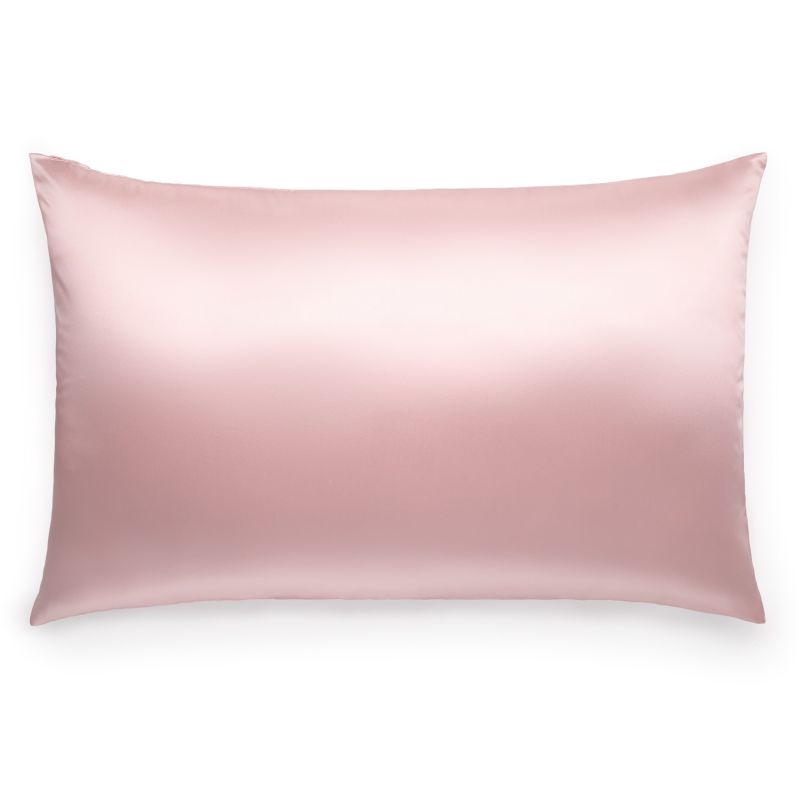 Pink Mulberry Silk Pillowcase - Standard Queen image