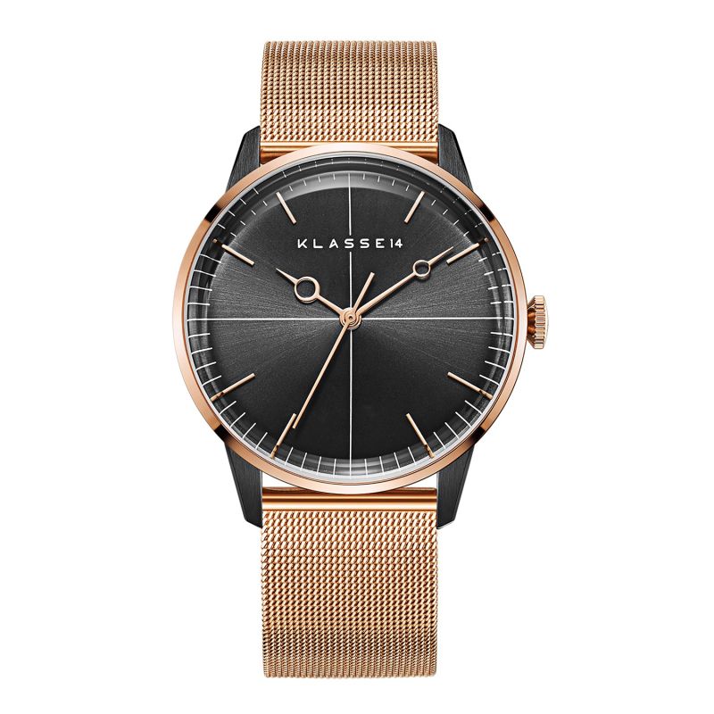 Disco Volante Rose Gold Black Mesh 40Mm image