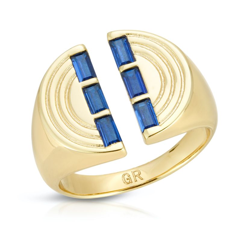 The Edge Signet - Sapphire image