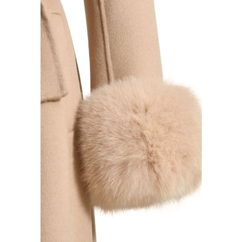 Westminster Cashmere Peplum Coat Beige image