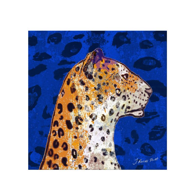 The Leopard's Head Signed Print image