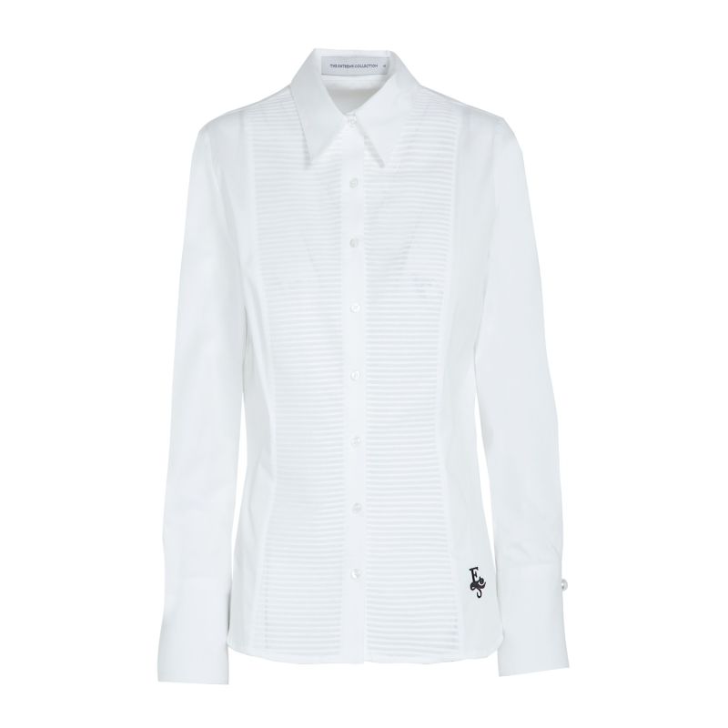 White Cotton Shirt Piero image