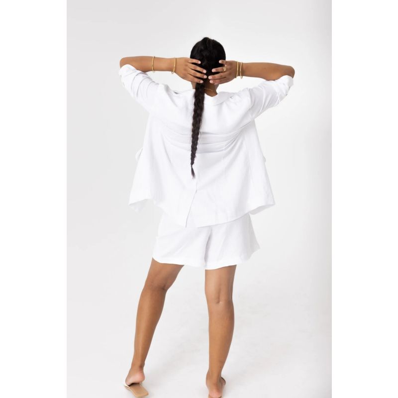 White Linen Blazer image