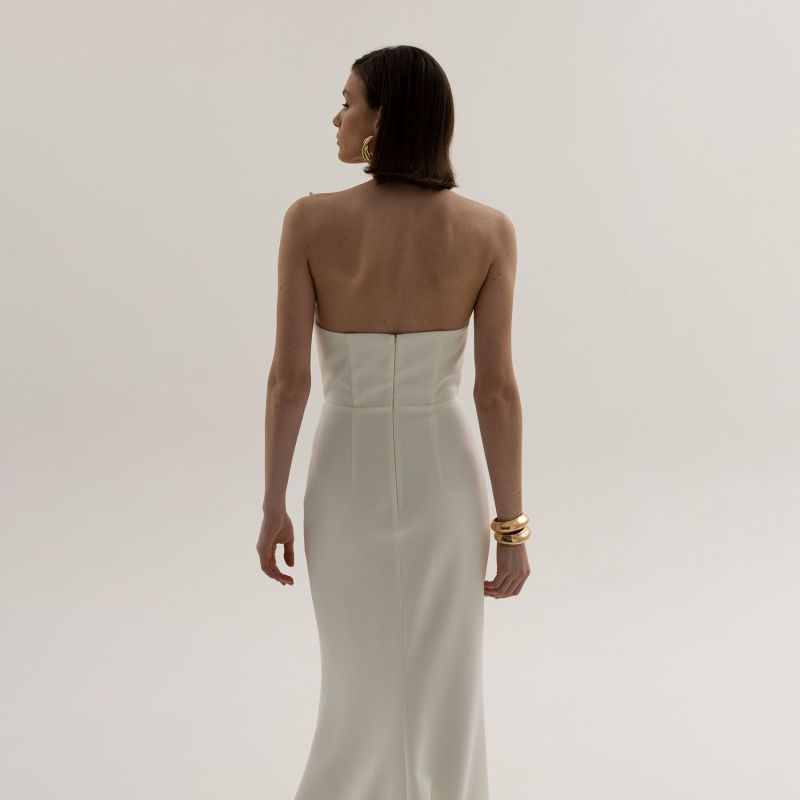 White Triangle Dress image