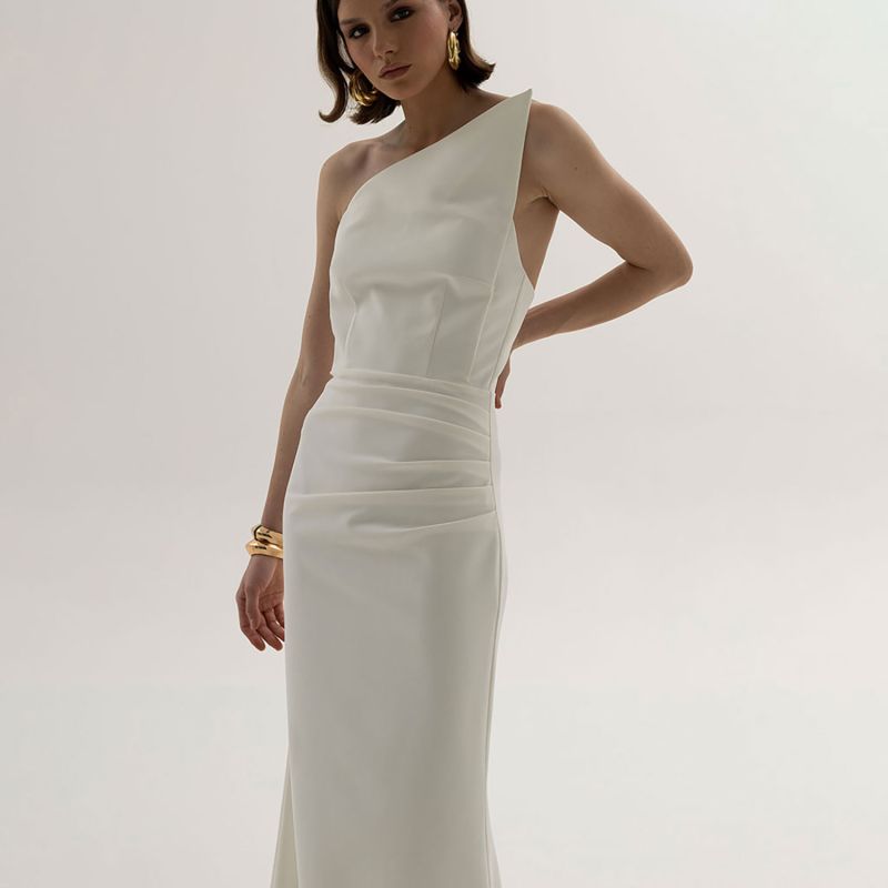 White Triangle Dress image