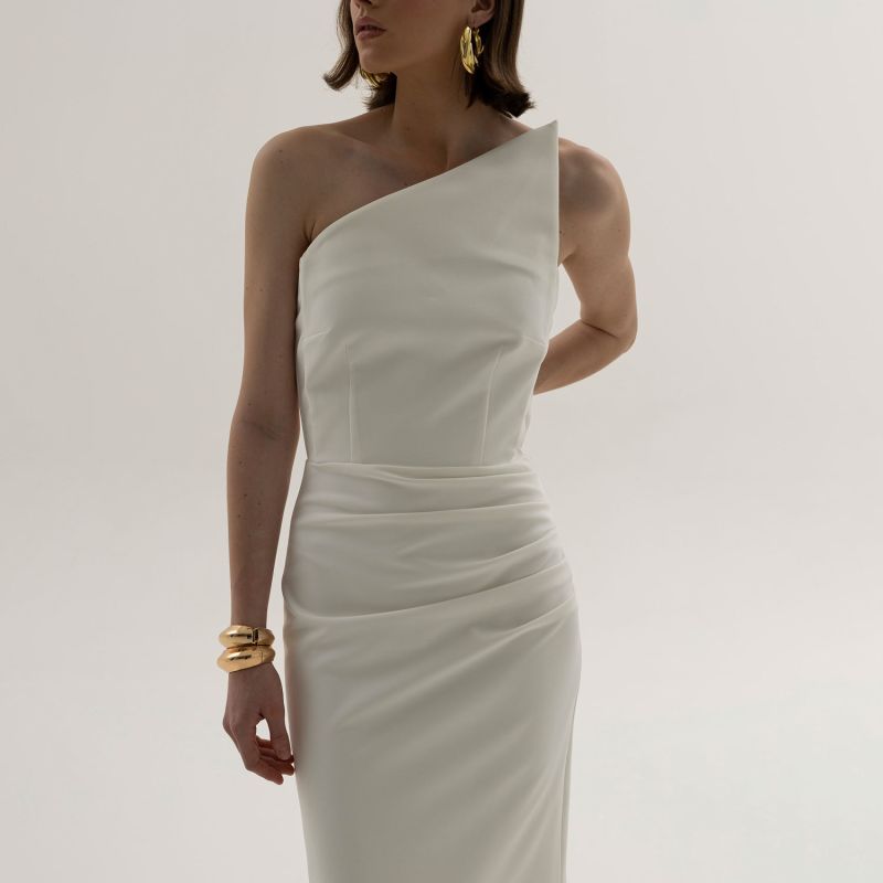 White Triangle Dress image