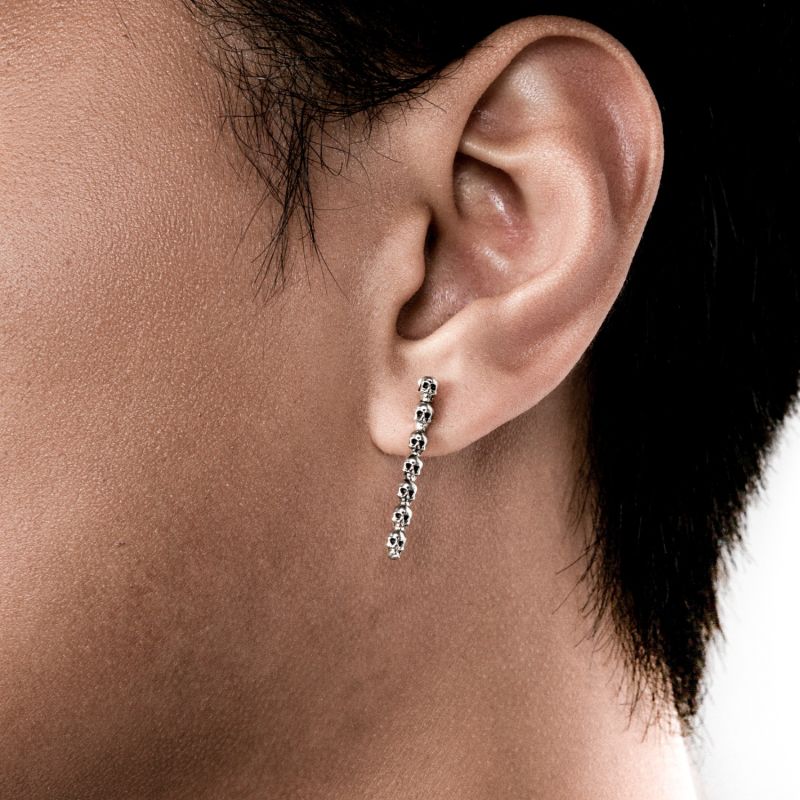 Skull Bar Earring image