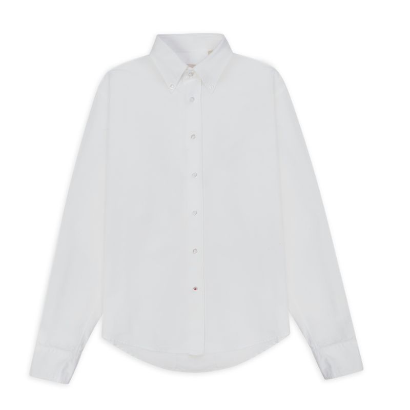 Oxford Button-Down Shirt - White image