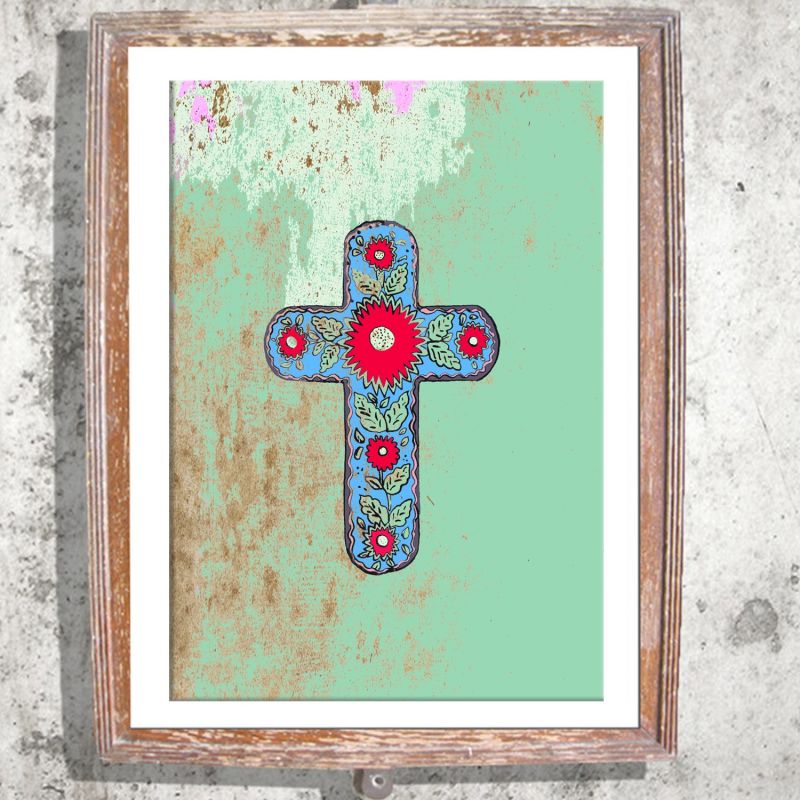 The Mexican Cross Limited Edition Signed Print image