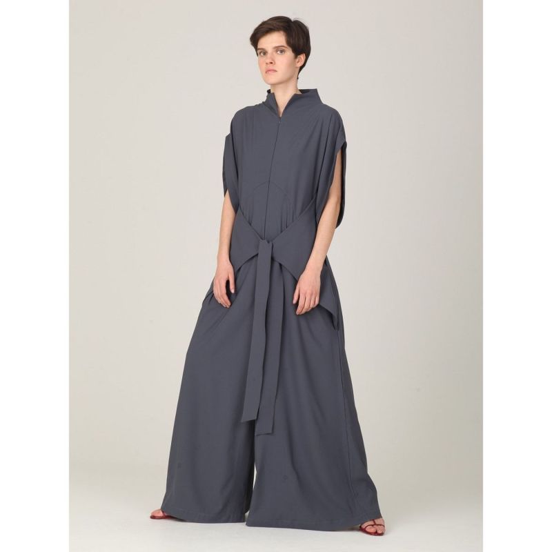 Jumpsuit Viscose Lea With Pants- Skirt - Grey image