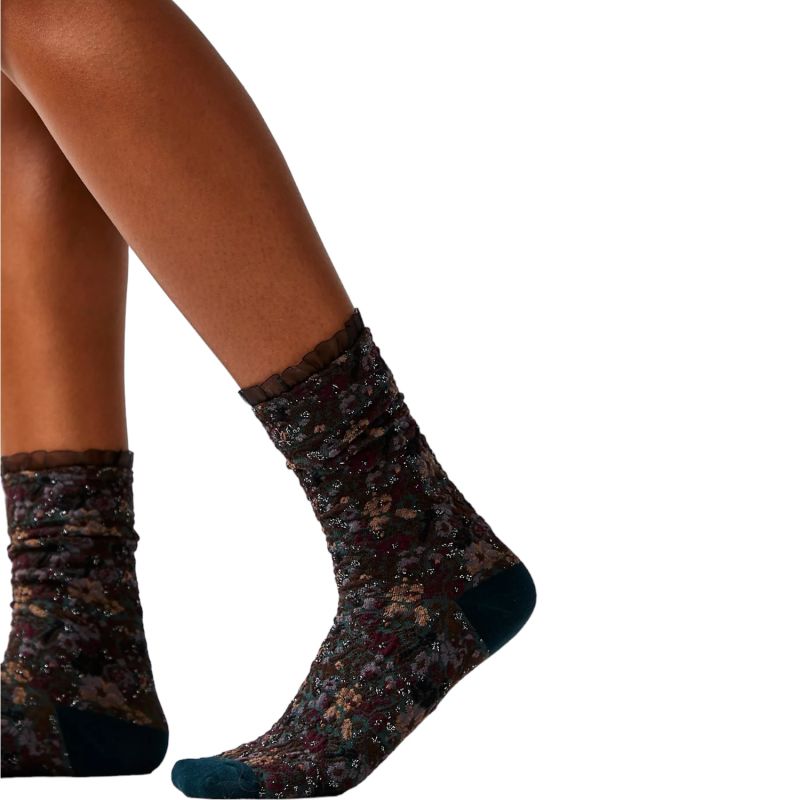 Wintergarden Frill Socks Midnight image