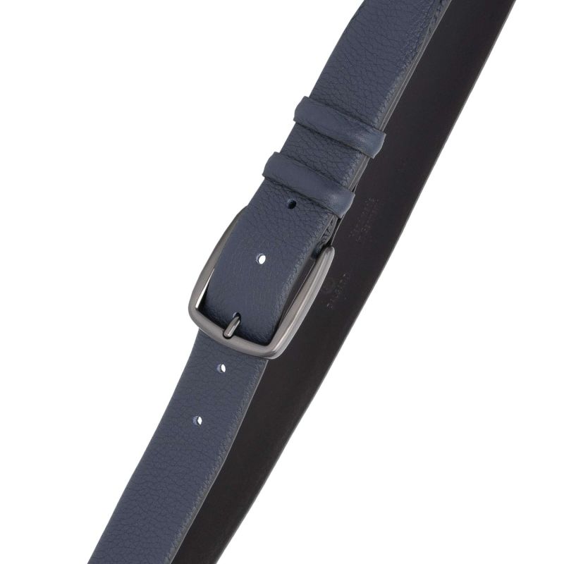 Handmade Leather Belt Blue Gaston image