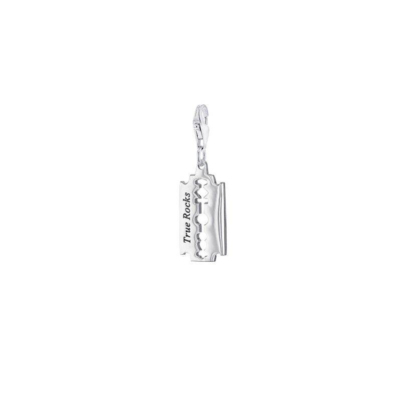 Sterling Silver Mini Razor Blade Charm image