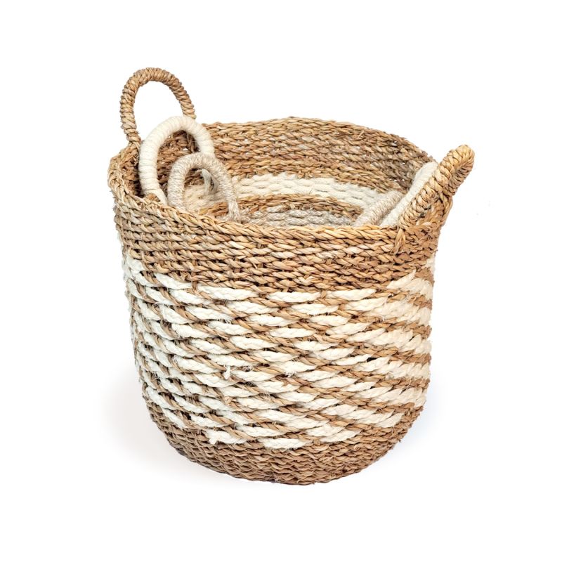 Ula Mesh Basket In Natural - Neutrals image