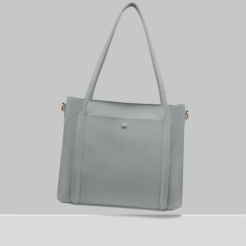 Madison Ave Large Tote Blue Gray image