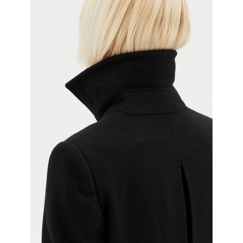 Women's Black Pea Coat image